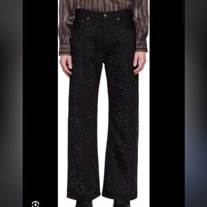 Acné Studios Black Distressed Jeans Sz 29